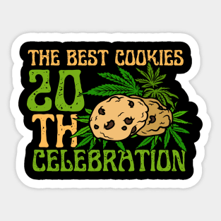 The Best Cookies Celebration Sticker